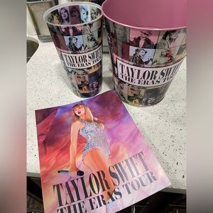 Taylor Swift the eras tour movie AMC Popcorn Bucket, Cup, & Cinemark Poster